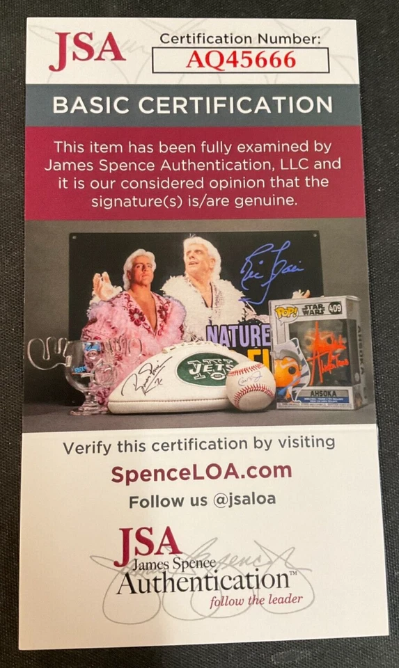 Forbes Kennedy Signed 3x5 Card JSA Cert. AUTO Centre NHL Red Wings/Bruins NICE! - Image 4 of 4