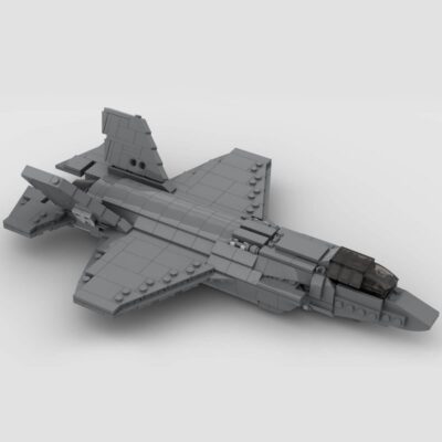 MOC-53321 1/50 Scale F-35 Lightning II 550 Parts Building Blocks Toys Set