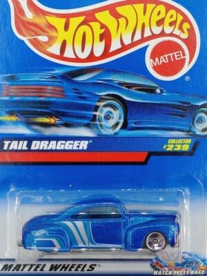 NEW HOT WHEELS  1999 TAIL DRAGGER COLLECTOR #239 MATTEL WHEELS 