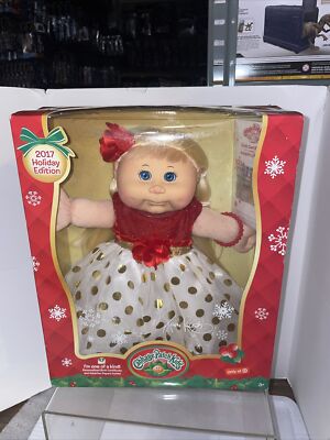 Cabbage Patch Kids 2017 Holiday Edition (Blonde Hair & Blue Eyes) NEW IN BOX