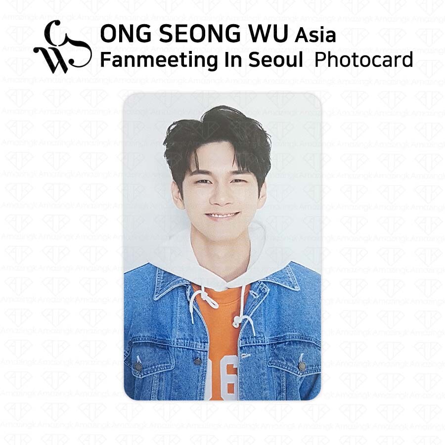 Ong SeongWu Asia Fanmeeting In Seoul Official Goods Photocard