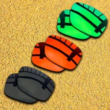 3Sets Lenses Replacement for-Oakley Holbrook XL OO9417 Polarized-Black Red Green