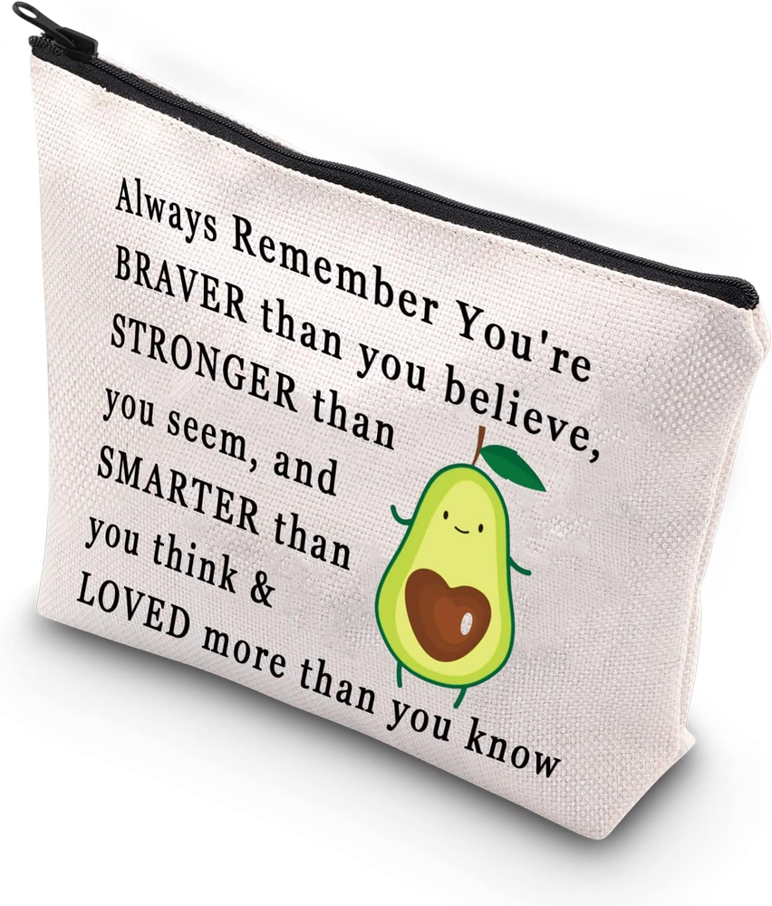 Avocado-Themed Cosmetic Bag for Lovers - Perfect Birthday Gift