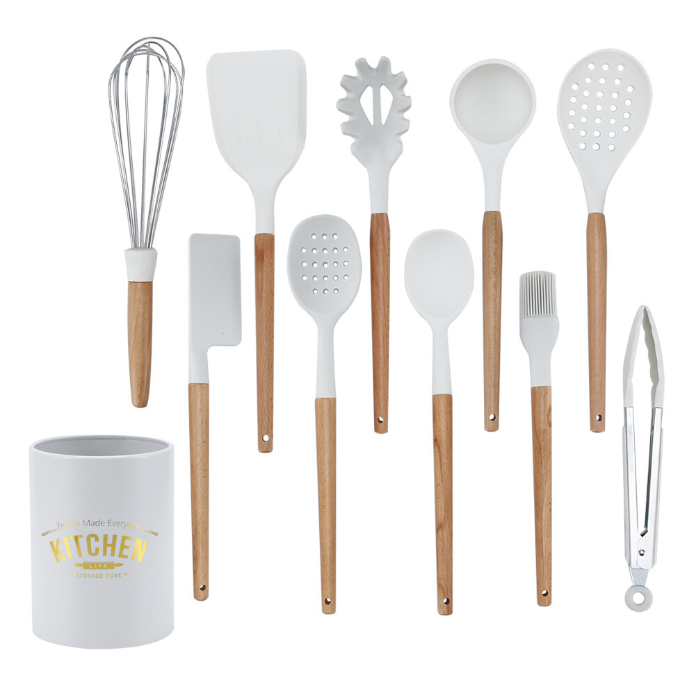 Kitchen Accessories Silicone Kitchenware Cooking Utensils Set Simple eBay