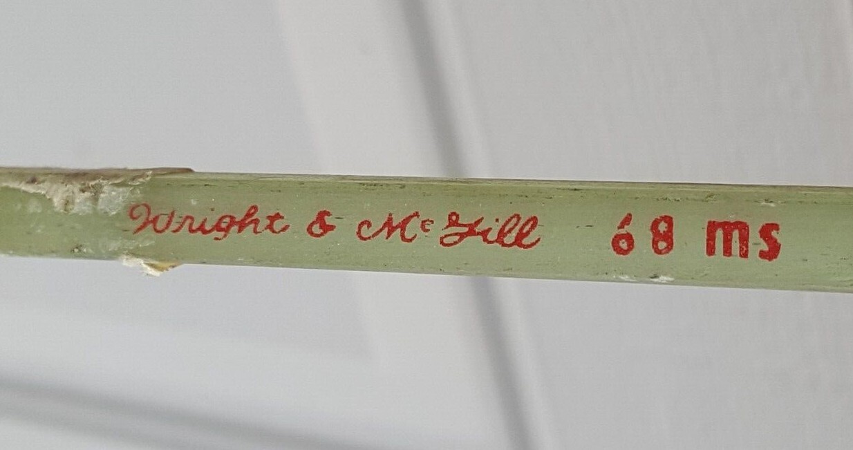 Vintage Wright & McGill square fiberglass casting rod fishing pole 68 MS 5'6"