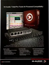 M-Audio Pro Tools m-Powered 7.4 Original  Print Ad