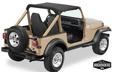 Bikini Top Bimini Top in Black Crush for 1976-1986 CJ7 90701