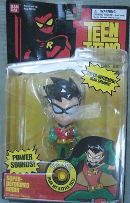 NEW Teen Titans Go! 5'' Super Deformed Robin With Power Sounds Bandai (MOC)  