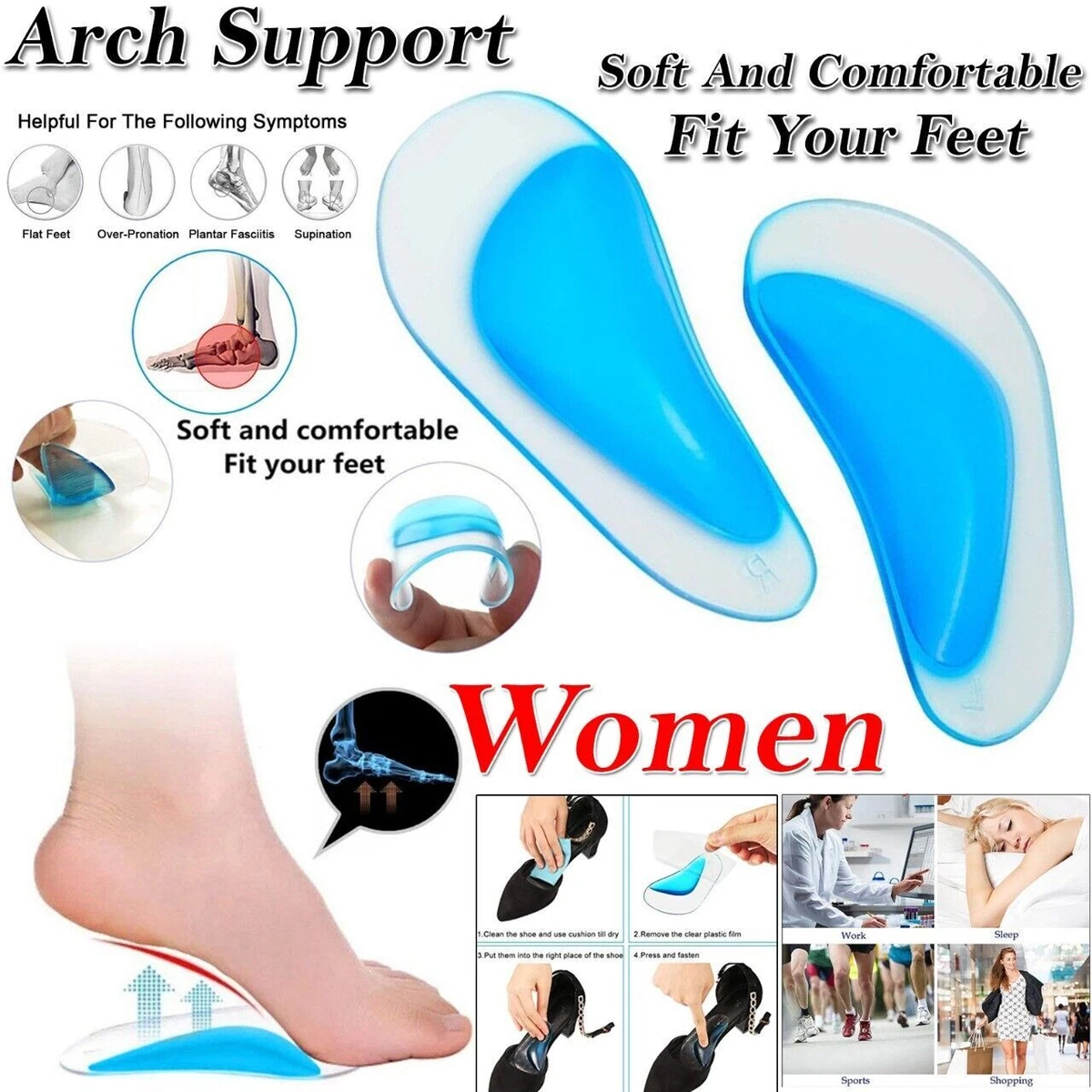 Samson Silicone Insole (Pair) (for Women & Men) – Uniherbs India