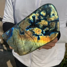 4.5lbNatural Labradorite Gorgeous Feldspar Crystal freeform Specimen Healing