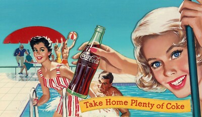 Coca Cola, Pepsi, Sprite Vintage Photos & Ads Free Rigid Top Loader 1301