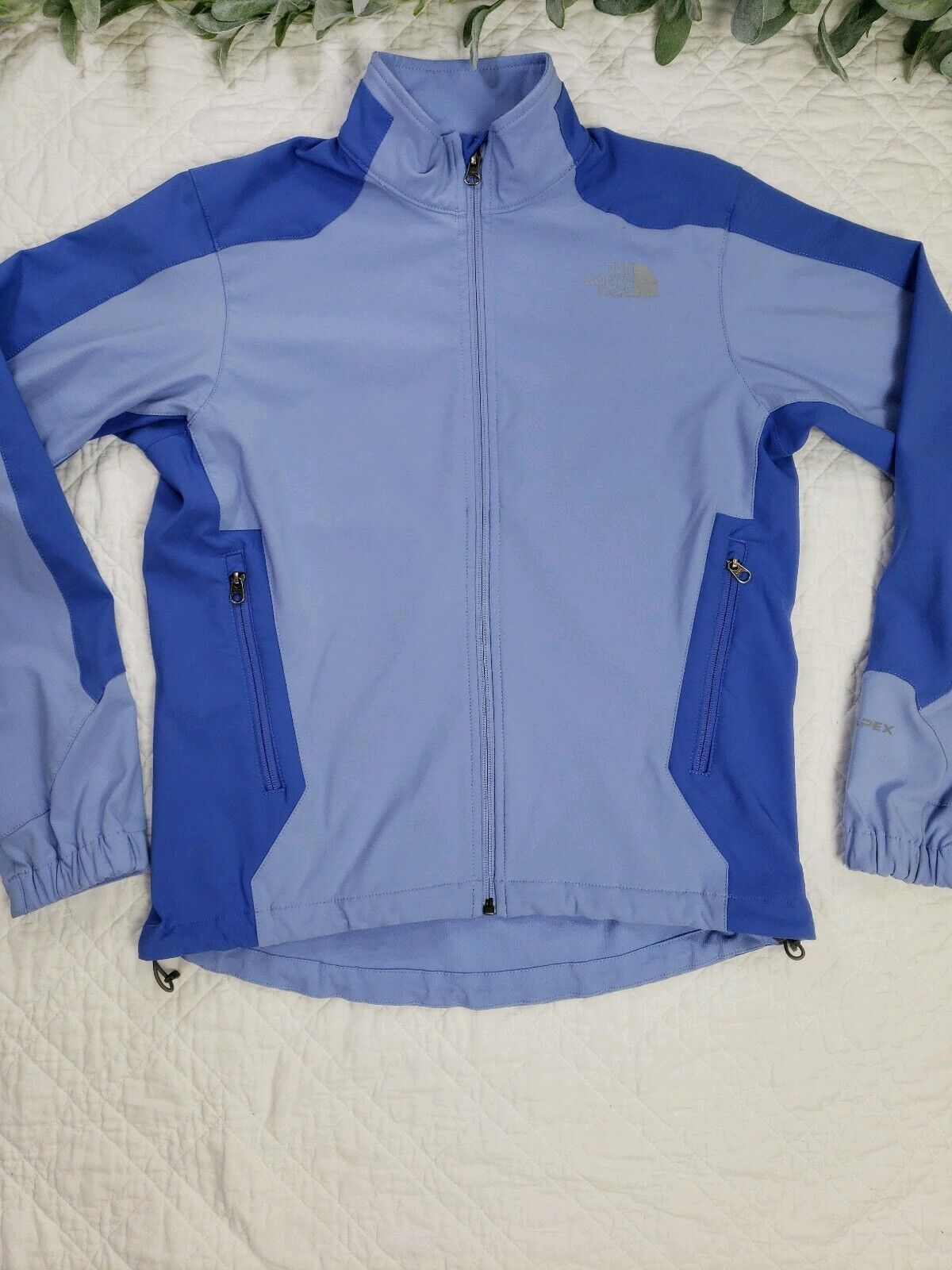 The North Face Blue Full Zip Light Jacket Size M Apex