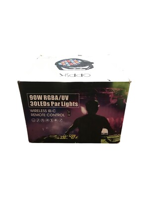 OPPSK LED Par Stage Light Sound Activated RGBA/UV