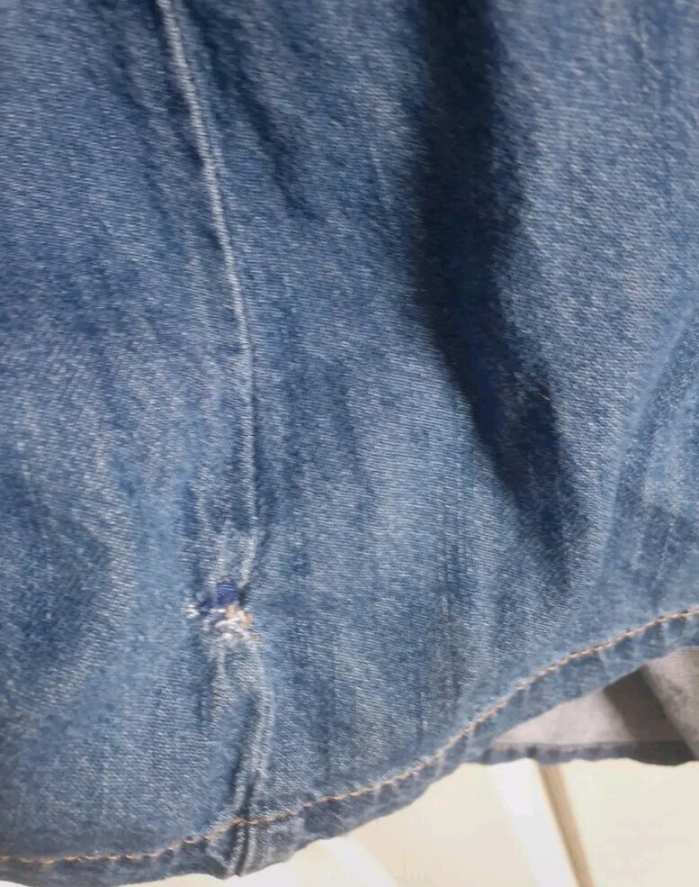 Nutmeg Blue Denim Belted Dress Size 14 eBay