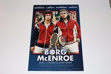 DIRECTOR JANUS METZ SIGNED BORG/MCENROE 12x18 MOVIE POSTER PHOTO W/COA