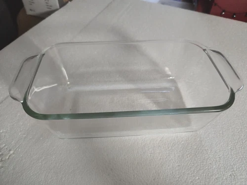 Vintage PYREX Clear Glass 1.5 Qt.  Loaf Bread Meatloaf Dish