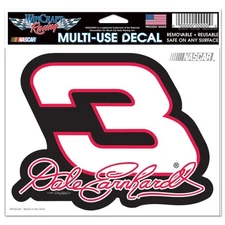 DALE EARNHARDT SR. BIG #3  4"X 6" NASCAR ULTRA MULTI USE DECAL RCR