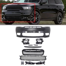 Front Bumper Cover Grille Kit Compatible with Dodge Durango SRT 2016-2020 New