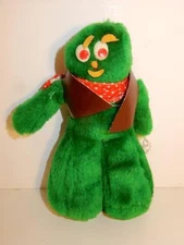 Vintage GUMBY TM 1968 PLUSH TOY DOLL FIGURE ACE NOVELTY TAG