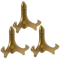 Gold Metallic Wood Easels Premium Quality Display Plate Stand Holder - 5 Inch - on sale Gold Metallic Wood Easels Premium Quality Display Plate Stand Holder - 5 Inch - on sale