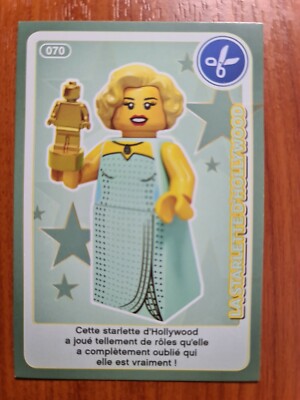 Create Your World Lego Karte 2018 Auchan #070 Das Hollywood Starlett