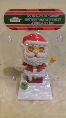 New Dancing Solar Powered Character Santa eye move up down with own solar panel