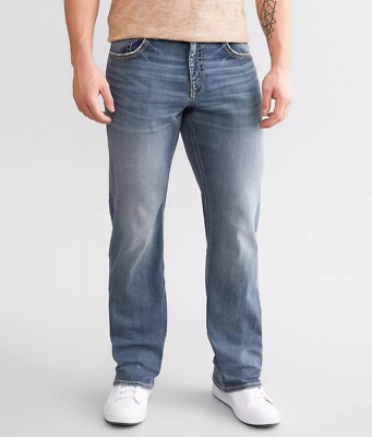 241201 NEW BUCKLE BKE MENS TYLER STRETCH JEANS IN CARNEGIE SZ 36x30