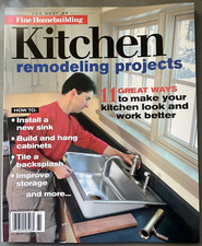 Fine Homebuilding Kitchen Remodeling Projects Install New Sink Cabinets Storage