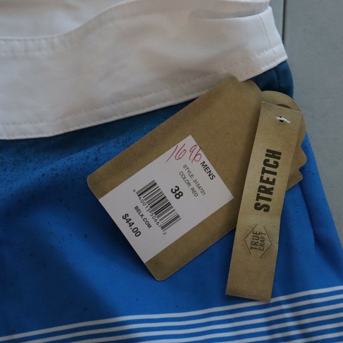 サーフ True Craft Board Shorts Mens 38 Cargo Pocket Surf Swim Beach
