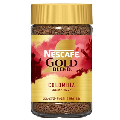 Nescafe Gold Blend Origin Colombian Blend 65G (32 Cups), Bottle, Regular  No.142