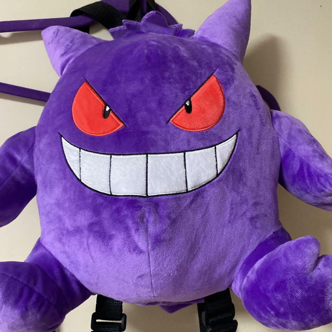 Pokemon Gengar Backpack Big Plush Doll Character Bag Height  display picture 3