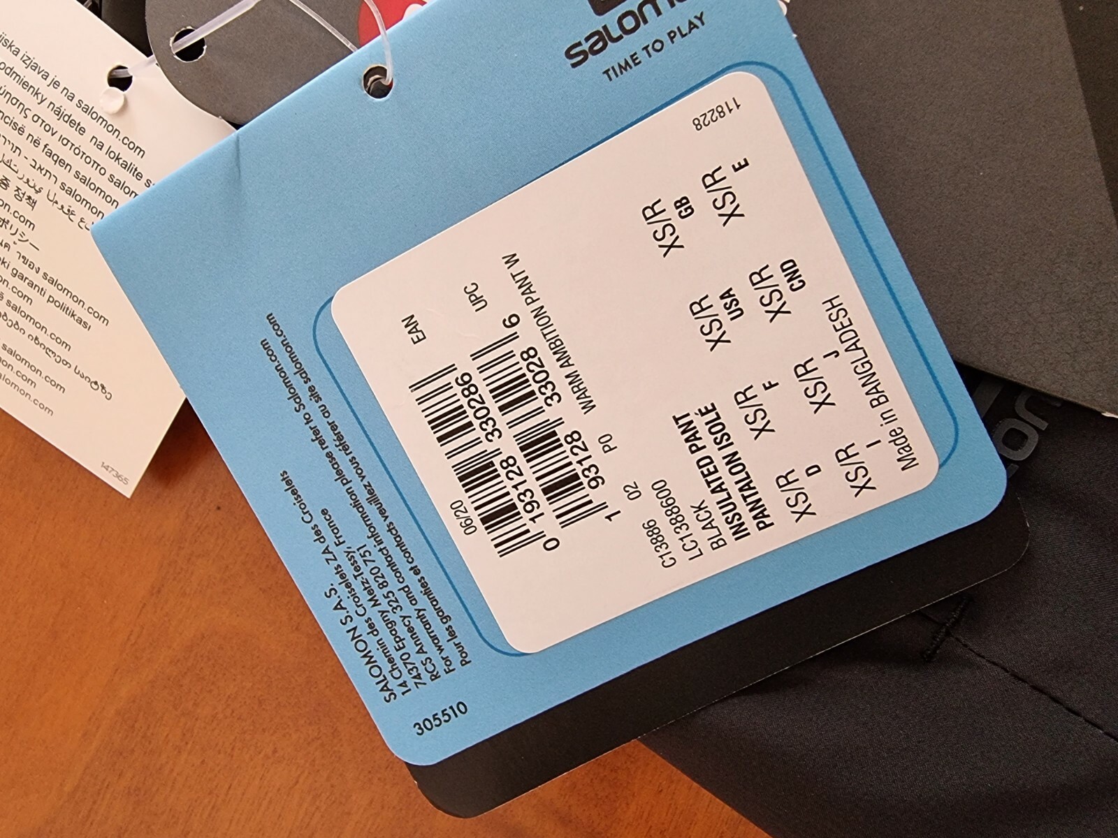 Pantalone sci donna Salomon taglia XS