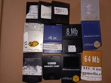 Gamecube Memory Cards 251 Block 59 Block 8 MB 16 MB