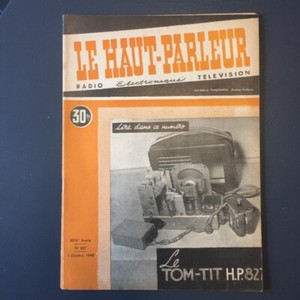 Der Lautsprecher Schau Radio, Elektronisch, Fernsehturm Nr. 827 Des 7 Okt 1948