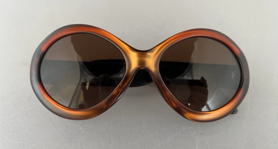 Gafas de sol Christian Dior Greta 12Y Optyl vintage años 80 dorado marrón Austria 54 mm Foto 4 de 4