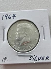 1964 P Kennedy Half Dollar 90% Silver CIRCULATED