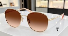 COACH HC7189 900574 Cdp39 Shiny Light Gold Brown Gradient 55mm Womens Sunglasses