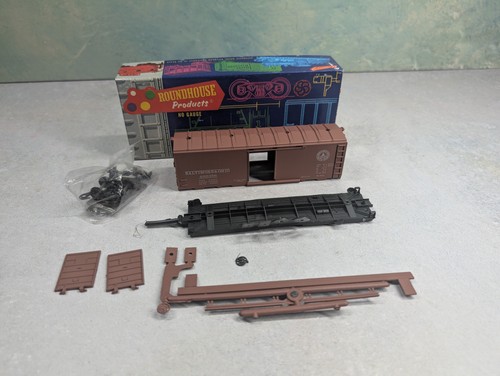 Coche de caja Roundhouse escala HO 40' USADO Baltimore y Ohio #466356 KIT LEER | Zustand: Used