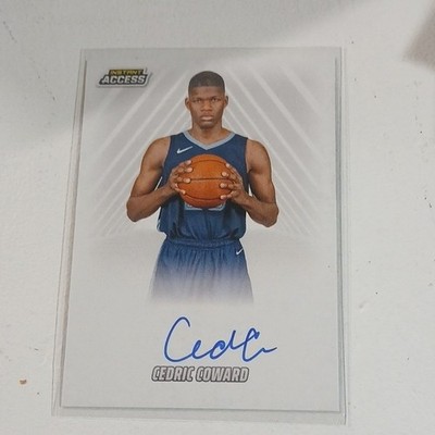 Panini Instant Access - Autograph Insert Cedric Coward Memphis Grizzlies IA-CC