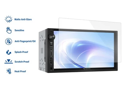 7" PET Entspiegelt Displayschutzfolie für Android Autoradio Radio GPS Navi System - Bild 1 von 4