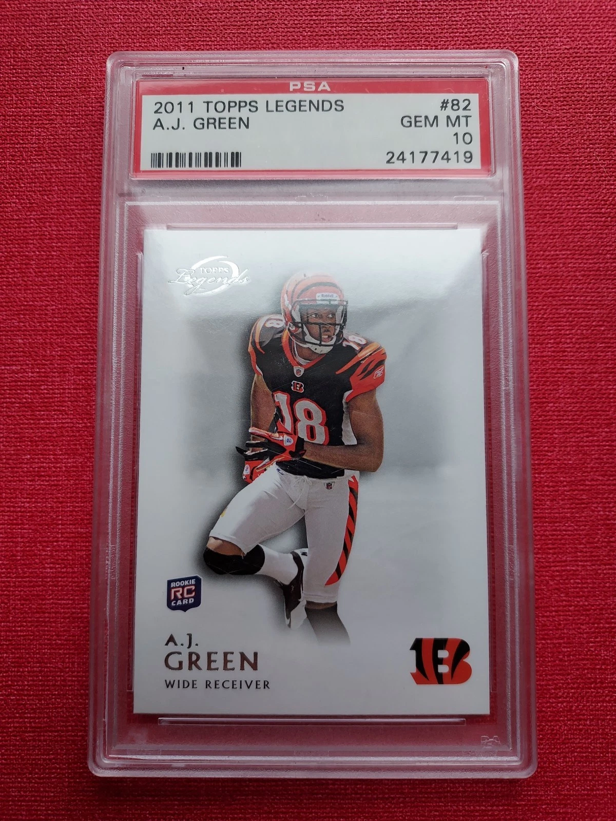 AJ Green Topps Legends #82 Base