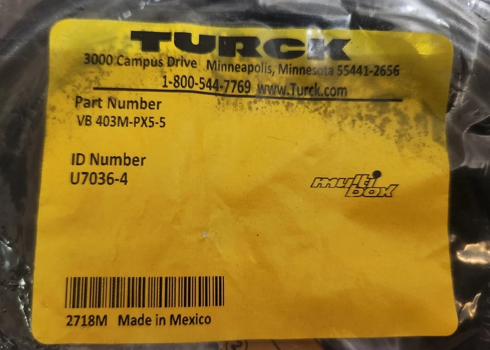 Turck VB 403M-PX5-5 Multibox Junction Box - Image 3 of 4