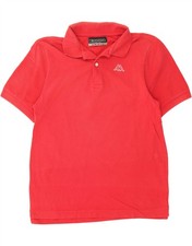 KAPPA Mens Polo Shirt Small Red Cotton CW02