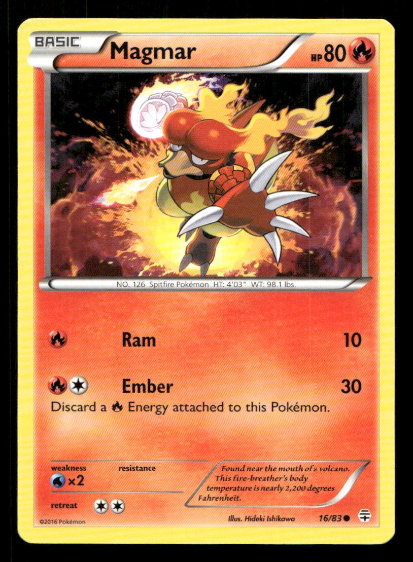 Magmar Generations 16/83 LP Pokemon