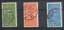 Denmark. Used Yvert 190/92. 1929. Complete Series. Magnificent. Yvert 2012: 65