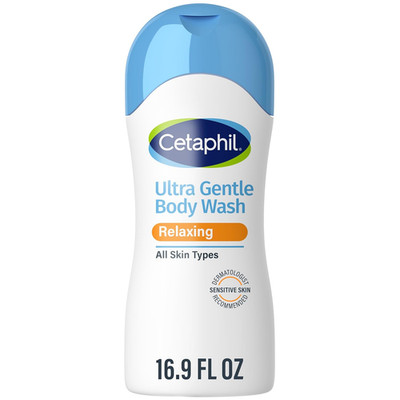 Cetaphil Ultra Gentle Body Wash Relaxing 16.9 oz Sensitive Skin