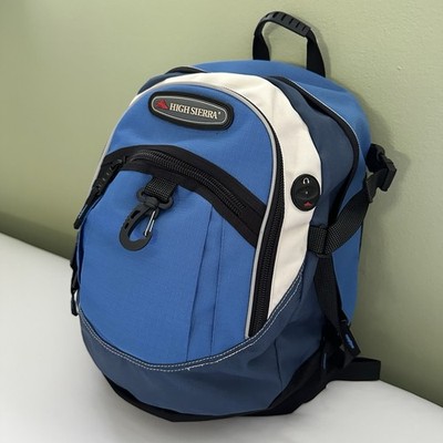 Rare VTG 2001 High Sierra Provence/Biscuit/Navy Fat-Boy Pack Backpack HTF