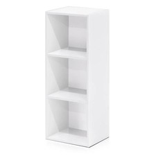 Furinno 11003WH 3-Tier Open Shelf Bookcase  White