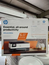 HP OfficeJet 8022 Wireless All-in-One Color Inkjet Printer
