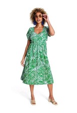 Tabitha Brown x Target | Green Floral Tie-Back Midi Dress | Size 4